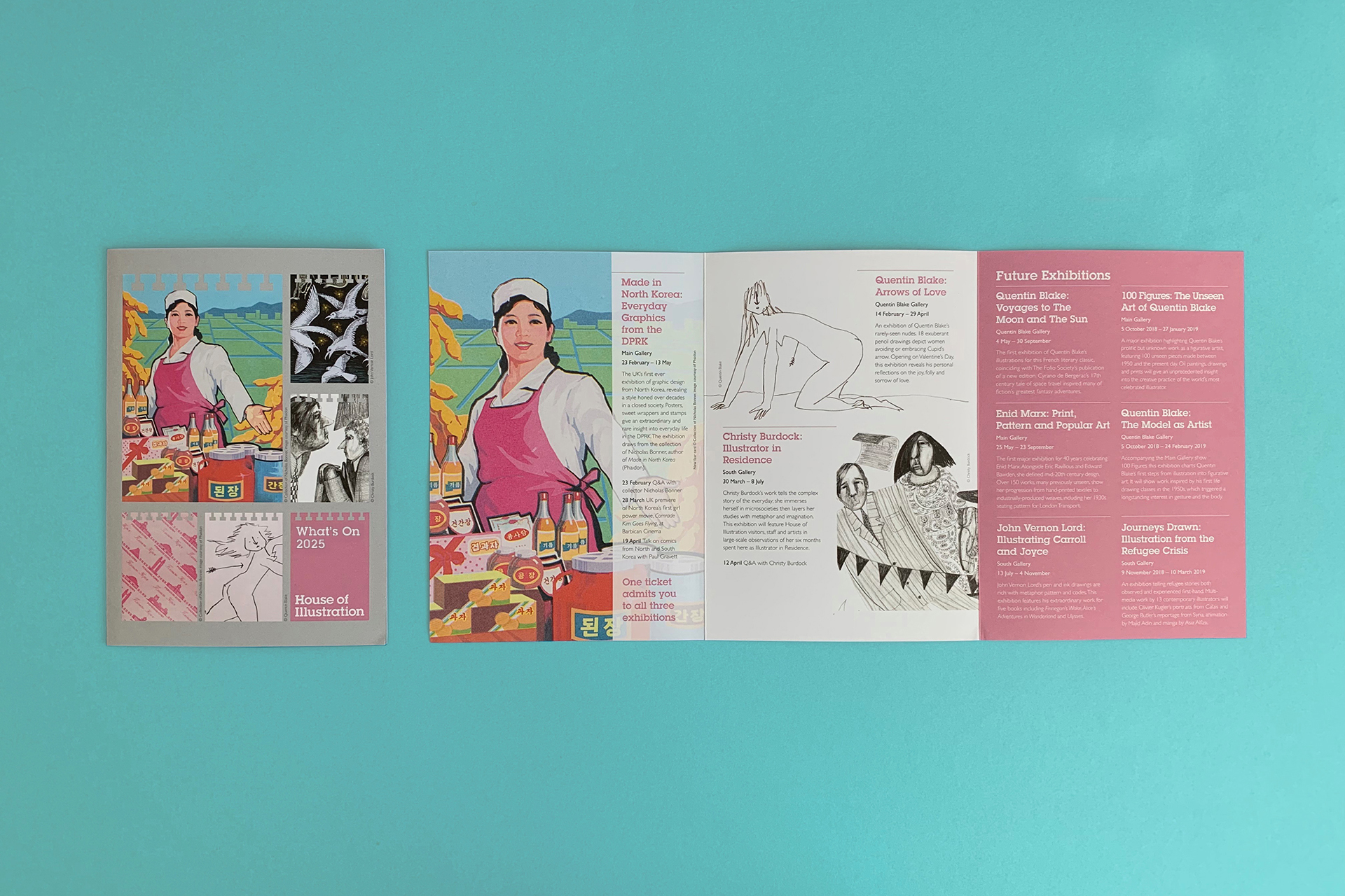 Brochure design for HOI museum in London